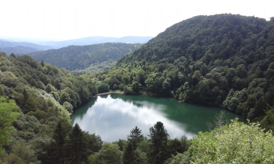 Au dessus du lac des Perches