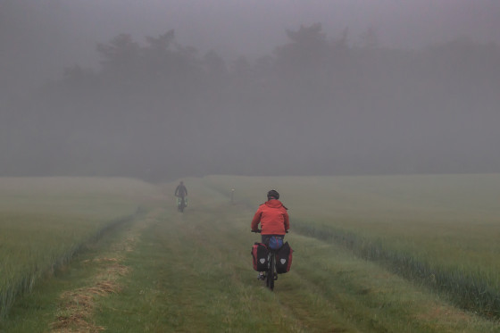 Au petit matin, entre Saizerais et Dieulouard