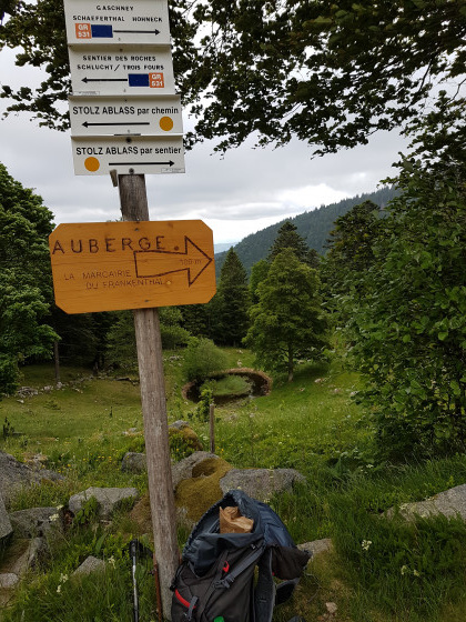 Au pied de la mont&eacute;e vers le col de Falimont
