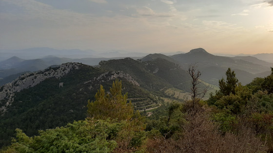 Au  pied des Dentelles