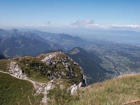 Au sommet de la Dent d\'Oche