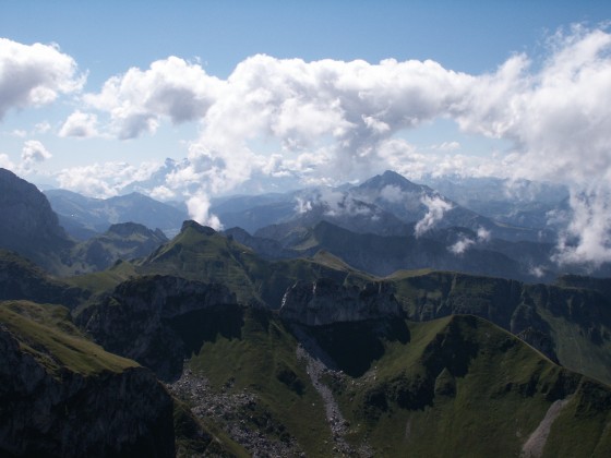 Au sommet de la Dent d\'Oche