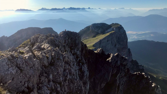Au sommet de la Grande Moucherolle Au sommet de la Grande Moucherolle