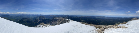 Au sommet du Grand-Veymont Panorama