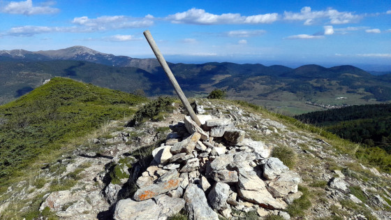 Au sommet du Roc de Quercourt