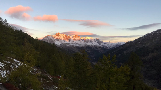 Aurore sur les Cerces