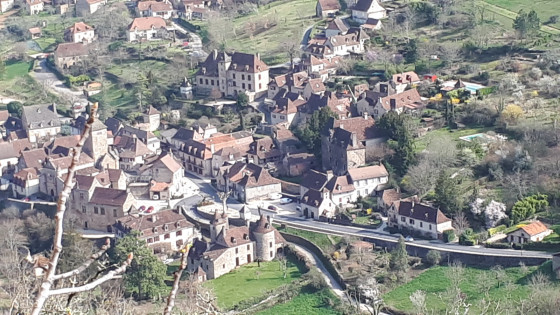 Autoire vue du Château des Anglais