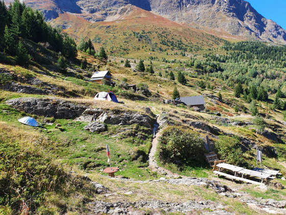 Autour du refuge de l'Alpe du Pin