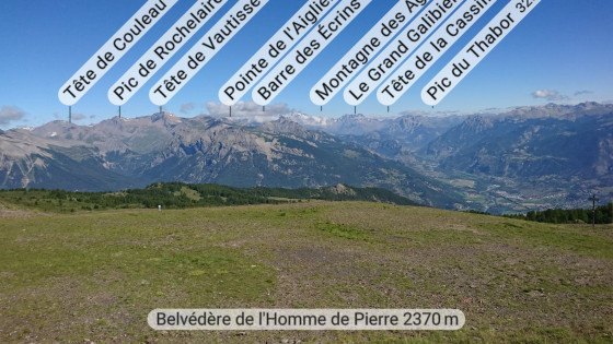 Autre panorama du Belvédère de l'homme de Pierre
