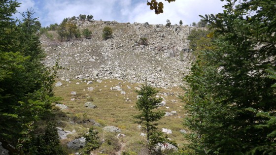 Avant d\'arriver au plateau de Gialgone 1572 m