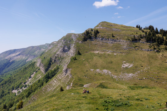Avant l'ascension de Grand Montrond