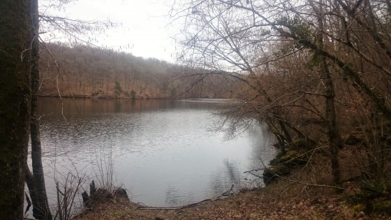 Avant le barrage des Combes