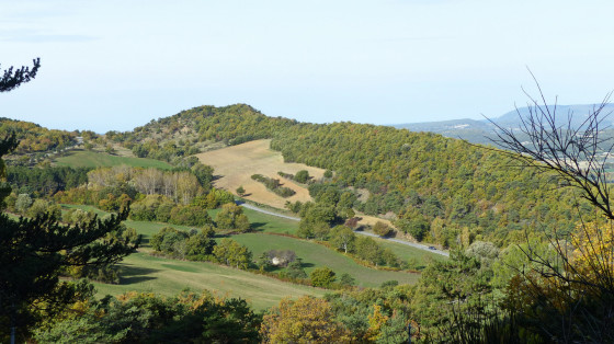 Avant le col de Montfuron