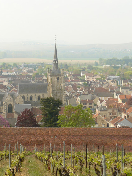 Ay vue depuis les vignes