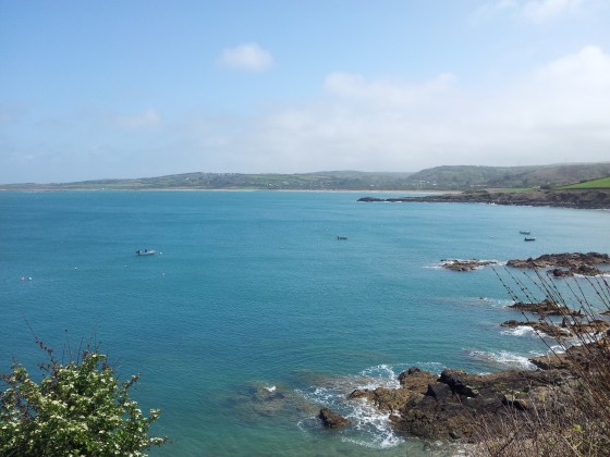 Baie de Port Racine, vue du sentier littoral