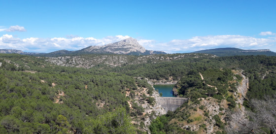 Barrage Zola et Sainte-Victoire