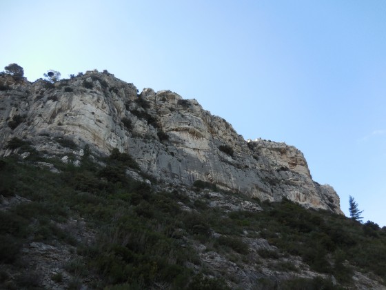 Barre rocheuse Ouest du ravin des Infernets