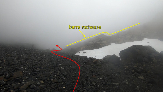 Barre rocheuse