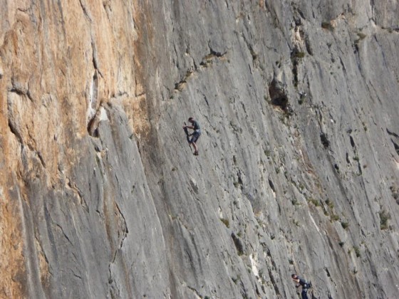 Beaucoup d\'alpinistes