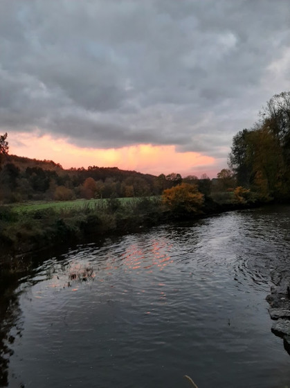 Belle lumière sur l\'Eau Noire à Petigny