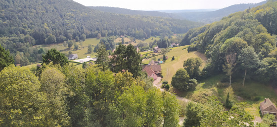 Belle vue au sommet du Vieux Windstein