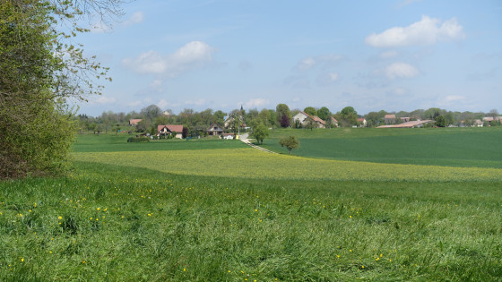 Belle vue sur le village de Croix