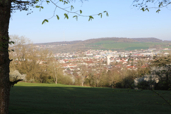 Belle vue sur Pulnoy et le plateau de Malzéville