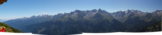 Belledonne depuis le Grand Rocher