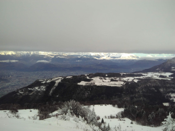 Belledonnes vue du sentiers