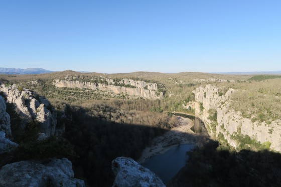 belvédère sur les gorges du Chassezac