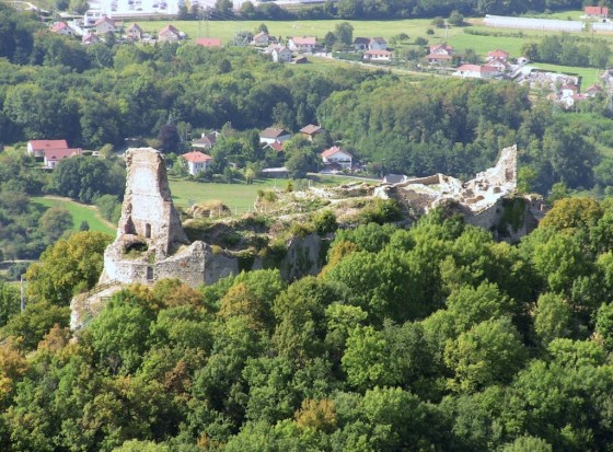 Belvédère sur les ruines