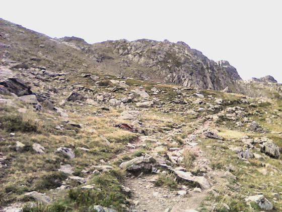 Bifurcation avant le Lac David