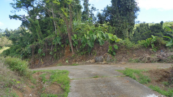 Bifurcation vers la station de captage de la Digue
