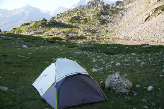 Bivouac au lac inférieur de Sebeyras