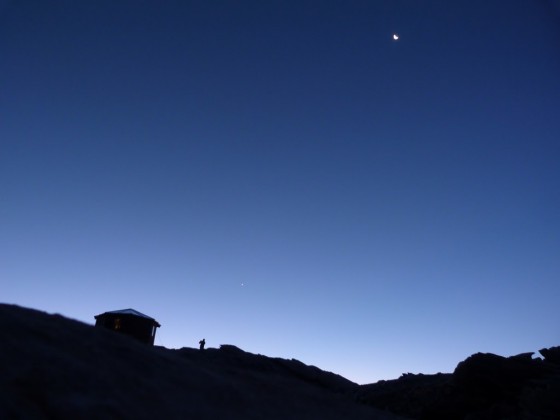 Bivouac sous la Lune