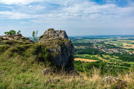 Vue depuis le sommet du Walberla