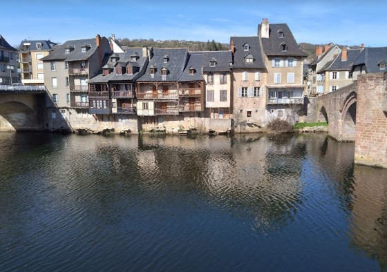 Bord du Lot à Espalion