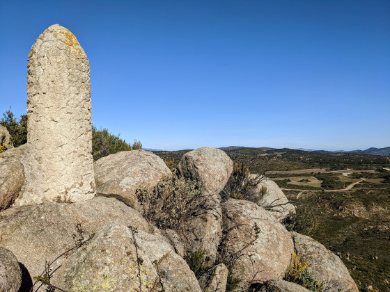 Borne de l'ancien royaume d'Aragon