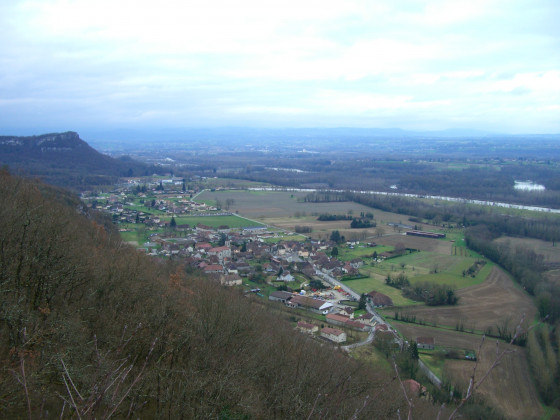 Brégnier-Cordon et le Rhône