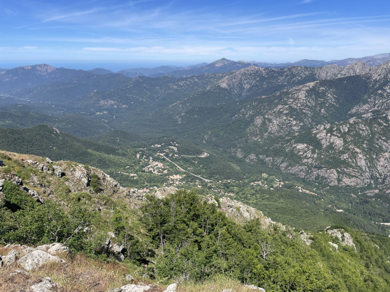 Bucugnà depuis la Punta Capiteddu
