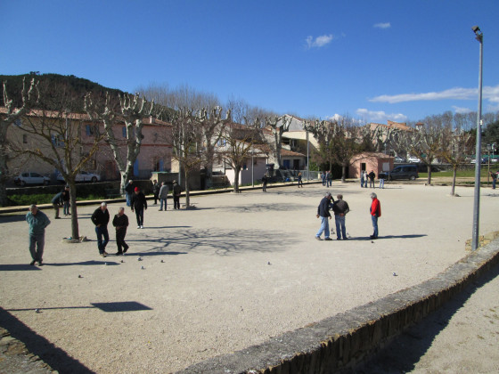 C\'est l\'heure de la pétanque