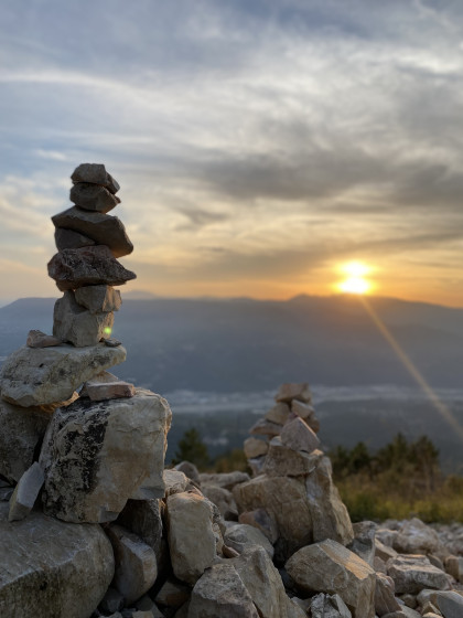 Cairn au sommet