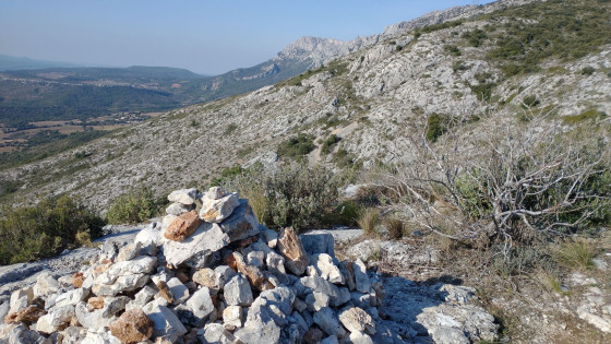 Cairn dans la montée