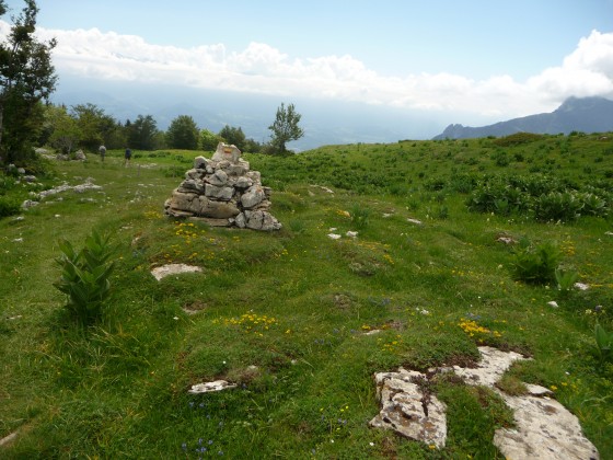 Cairn dans un alpage (Vercors)