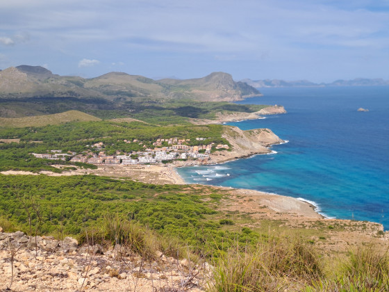 Cala Mesquida vu du Som Jaumell