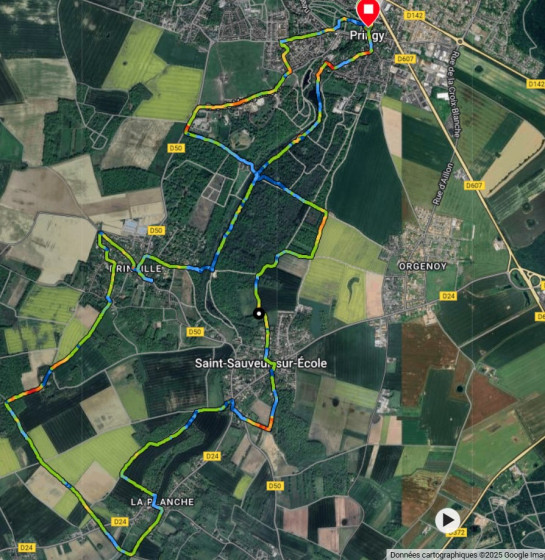 Capture garmin connect - Fenix 6 - 17 Km