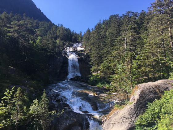 Cascade au Pont d'Espagne