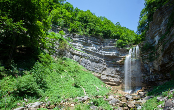 Cascade du Grand Saut à Menétrux-en-Joux