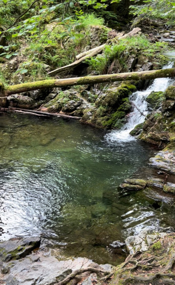 Cascade en fin de parcours
