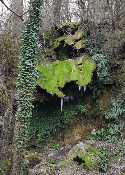 Cascade pétrifiée de Bonnan